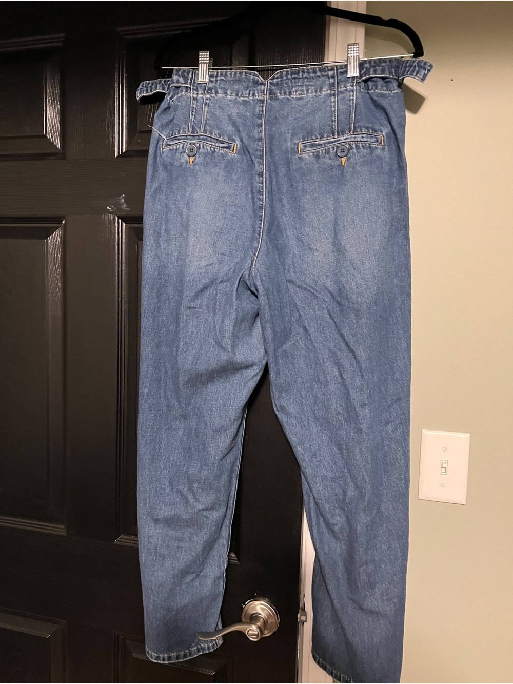 Pilcro Women's Wide-Leg Blue Jeans - Picture 2 of 4